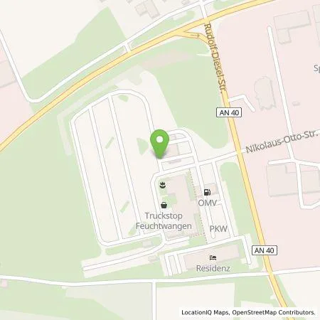 Standortübersicht der Tankstelle Tank & Rast Entwicklungsgesellschaft mbH in 91625 Schnelldorf