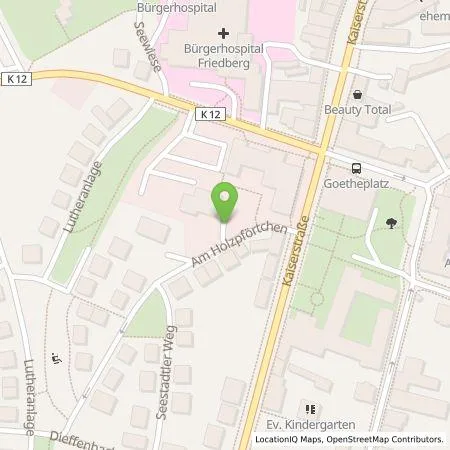 Standortübersicht der Tankstelle Oberhessische Versorgungsbetriebe AG in 61169 Friedberg (Hessen)