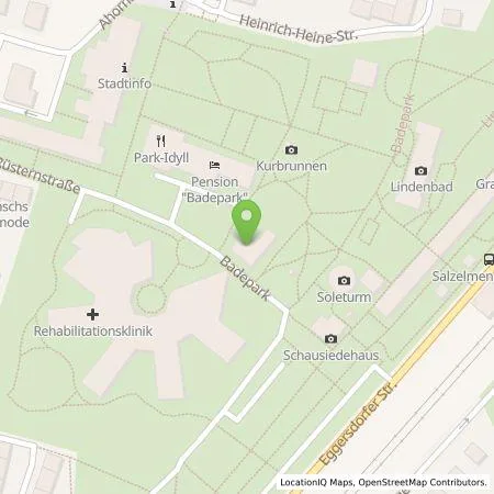 Standortübersicht der Tankstelle Physiotherapiezentrum Am Kurpark GmbH in 39218 Schönebeck (Elbe)