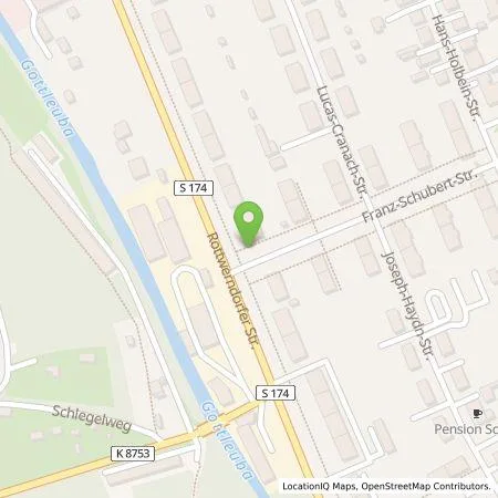 Standortübersicht der Tankstelle Stadtwerke Pirna GmbH in 01796 Pirna