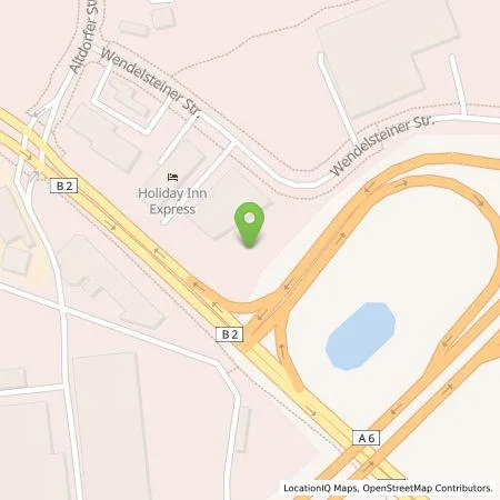 Standortübersicht der Tankstelle VR-Bank Mittelfranken Mitte eG in 91126 Schwabach