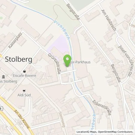 Standortübersicht der Tankstelle Fred Pfennings GmbH & Co. KG in 52222 Stolberg (Rhld.)