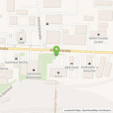 Standortübersicht der Tankstelle Allego GmbH in 99427 Weimar