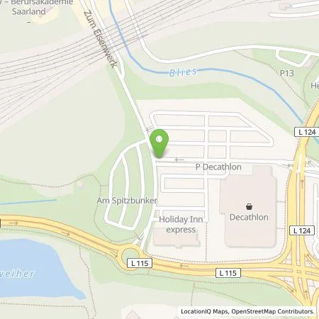 Standortübersicht der Tankstelle Rosenhotel Scherer e.K. in 66578 Schiffweiler