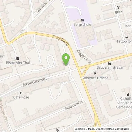 Standortübersicht der Tankstelle Energieversorgung Gera GmbH in 07545 Gera