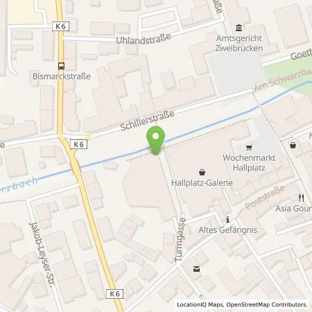 Standortübersicht der Tankstelle Ladestationen Südwest GmbH & Co. KG in 66482 Zweibrücken