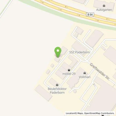 Standortübersicht der Tankstelle Brandt Media GmbH & Co. KG in 33106 Paderborn