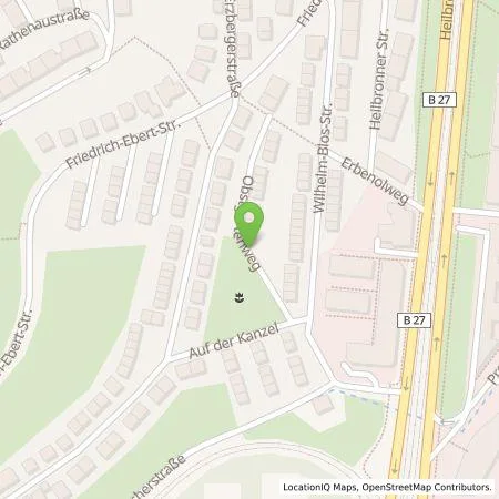 Standortübersicht der Tankstelle Stadtwerke Stuttgart GmbH in 70173 Stuttgart