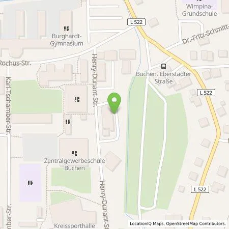 Standortübersicht der Tankstelle DRK Kreisverband Buchen e.V. in 74722 Buchen (Odenwald)