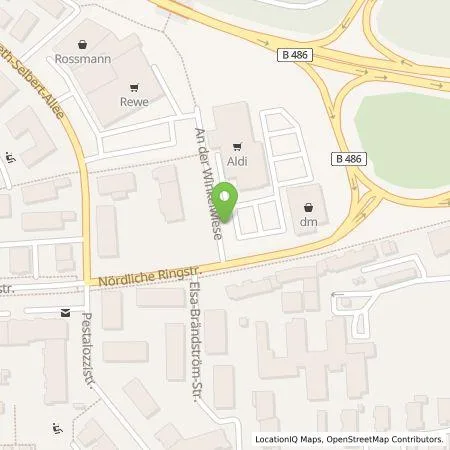 Standortübersicht der Tankstelle ALDI SÜD Immobilienverwaltungs-GmbH & Co. oHG in 63225 Langen