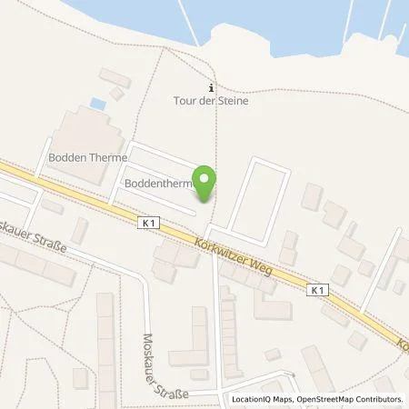 Standortübersicht der Tankstelle Stadtwerke Ribnitz-Damgarten GmbH in 18311 Ribnitz-Damgarten