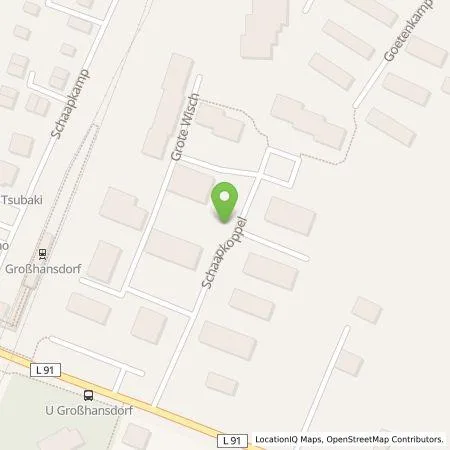 Standortübersicht der Tankstelle Stadtwerke Geesthacht GmbH in 22927 Großhansdorf