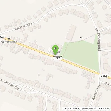 Standortübersicht der Tankstelle Fred Pfennings GmbH & Co. KG in 41352 Korschenbroich