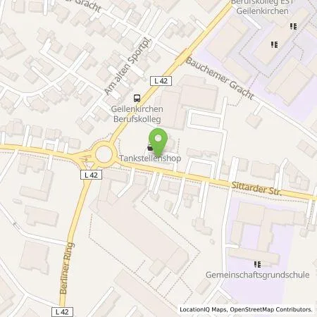 Standortübersicht der Tankstelle Fred Pfennings GmbH & Co. KG in 52511 Geilenkirchen