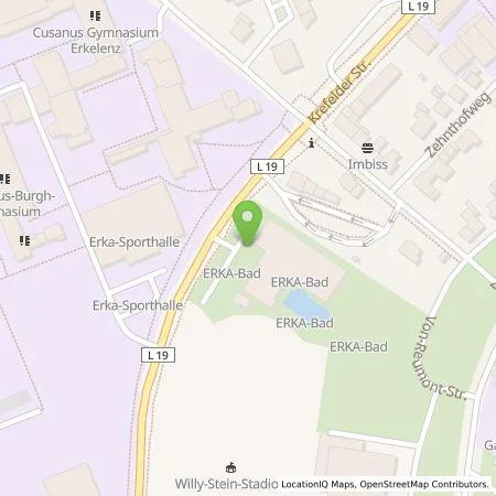 Standortübersicht der Tankstelle Fred Pfennings GmbH & Co. KG in 41812 Erkelenz