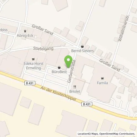 Standortübersicht der Tankstelle Stadtwerke Uetersen GmbH in 25436 Uetersen