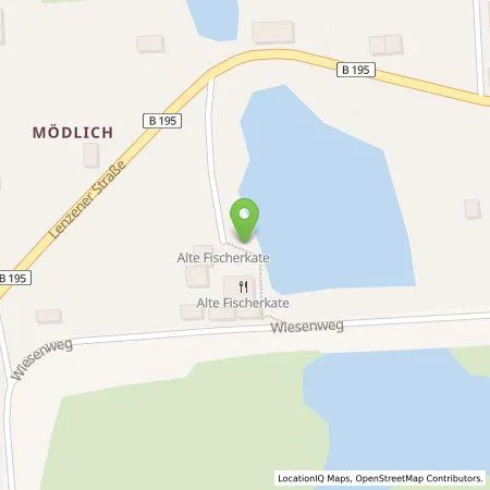 Standortübersicht der Tankstelle Hotel Alte Fischerkate Dreßler GbR in 19309 Wootz