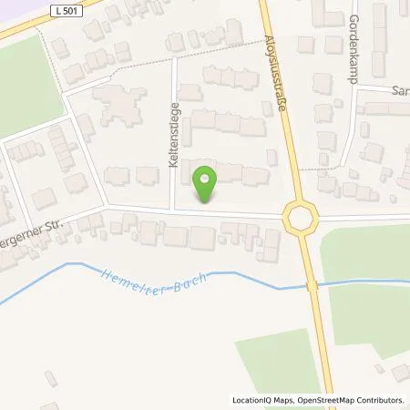 Standortübersicht der Tankstelle Westfalen AG in 48429 Rheine