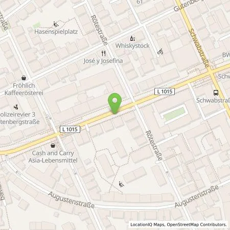 Standortübersicht der Tankstelle eze.network GmbH in 70197 Stuttgart