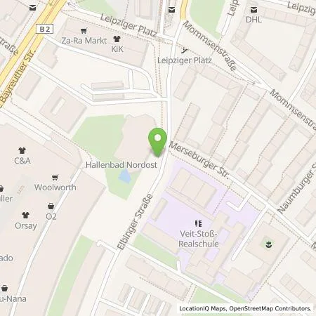 Standortübersicht der Tankstelle N-ERGIE Aktiengesellschaft in 90491 Nürnberg