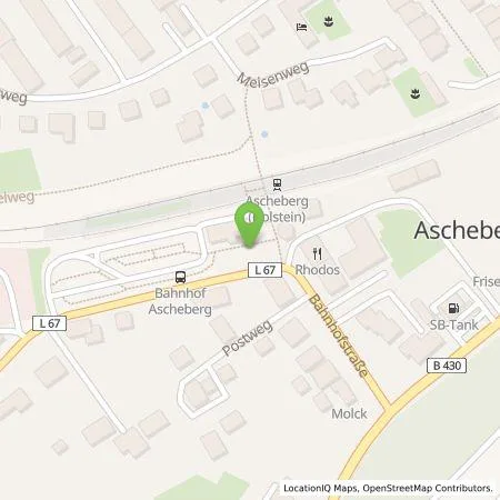 Standortübersicht der Tankstelle Stadtwerke Plön Versorgungs GmbH in 24326 Ascheberg (Holstein)