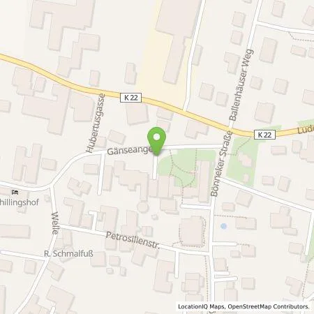 Standortübersicht der Tankstelle EAM Natur Energie GmbH in 37133 Friedland