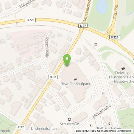 Standortübersicht der Tankstelle Bilkraft GmbH in 58553 Halver