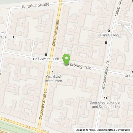 Standortübersicht der Tankstelle Berliner Stadtwerke KommunalPartner GmbH in 10961 Berlin