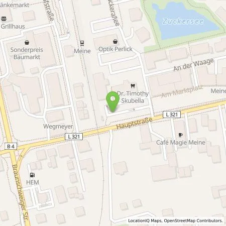 Standortübersicht der Tankstelle EnBW mobility+ AG und Co.KG in 38527 Meine