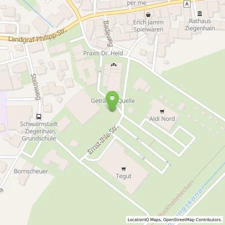 Standortübersicht der Tankstelle EAM Natur Energie GmbH in 34613 Schwalmstadt