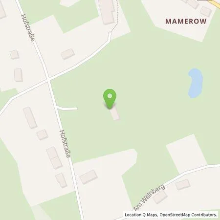 Standortübersicht der Tankstelle Ferien Mamerow eGbR in 18279 Lalendorf