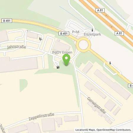 Standortübersicht der Tankstelle Tesla Germany GmbH in 78234 Engen