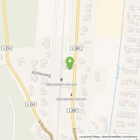 Standortübersicht der Tankstelle deer GmbH in 88319 Aitrach