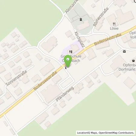 Standortübersicht der Tankstelle deer GmbH in 88145 Opfenbach