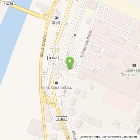 Standortübersicht der Tankstelle deer GmbH in 76593 Gernsbach