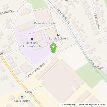 Standortübersicht der Tankstelle deer GmbH in 75056 Sulzfeld