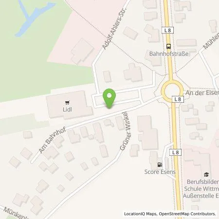 Standortübersicht der Tankstelle Lidl Dienstleistung GmbH & Co. KG in 26427 Esens