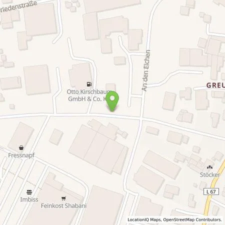 Standortübersicht der Tankstelle Stadtwerke Solingen GmbH in 42699 Solingen