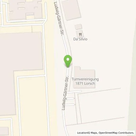 Standortübersicht der Tankstelle Gruppen-Gas- und Elektrizitätswerk Bergstraße AG in 64653 Lorsch