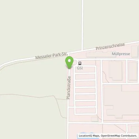 Standortübersicht der Tankstelle Gruppen-Gas- und Elektrizitätswerk Bergstraße AG in 64291 Darmstadt