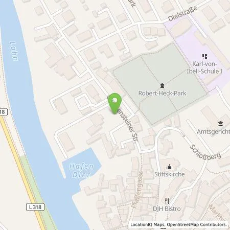 Standortübersicht der Tankstelle Regioladen+ GmbH & Co.KG in 65582 Diez