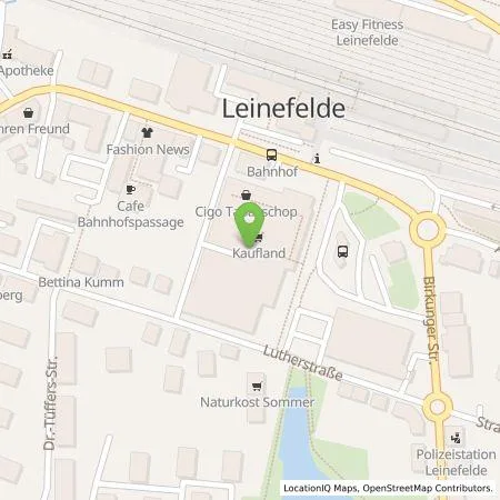 Standortübersicht der Tankstelle Kaufland Dienstleistung GmbH & Co. KG in 37327 Leinefelde-Worbis