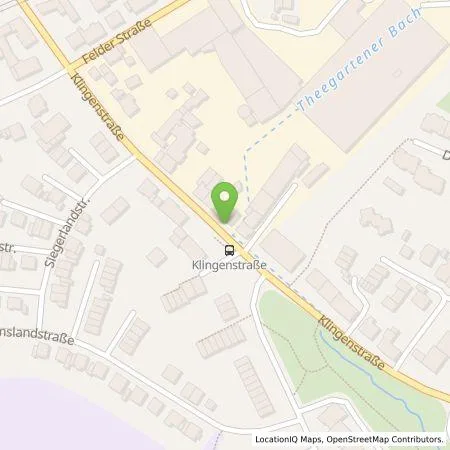 Standortübersicht der Tankstelle Stadtwerke Solingen GmbH in 42651 Solingen