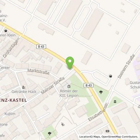 Standortübersicht der Tankstelle ESWE Versorgungs AG in 55252 Mainz-Kastel