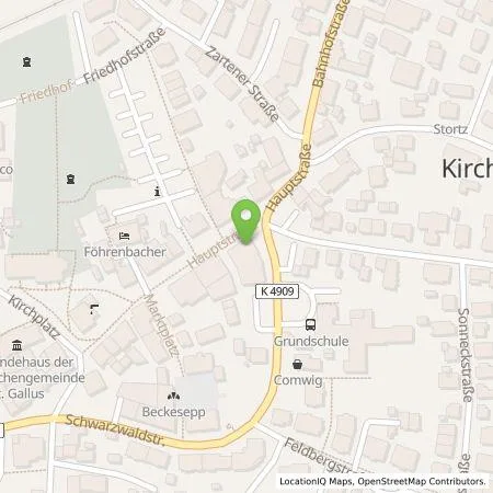 Standortübersicht der Tankstelle Alexander Bürkle GmbH & Co. KG in 79199 Kirchzarten