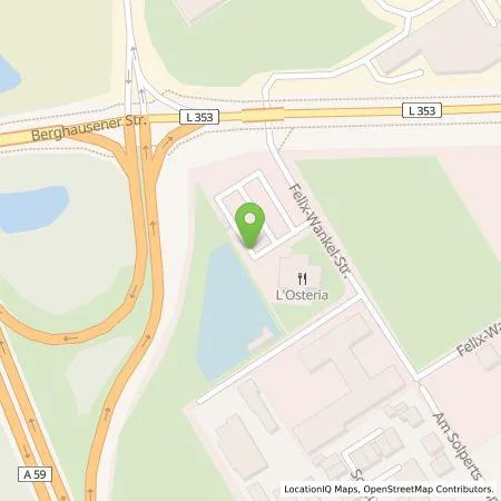 Standortübersicht der Tankstelle IONITY GmbH in 40764 Langenfeld (Rheinland)