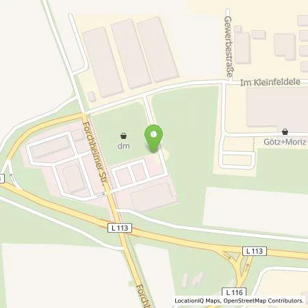 Standortübersicht der Tankstelle EnBW mobility+ AG und Co.KG in 79359 Riegel im Kaiserstuhl