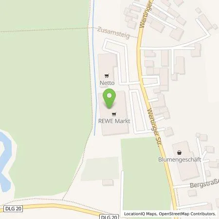 Standortübersicht der Tankstelle EnBW mobility+ AG und Co.KG in 86647 Buttenwiesen