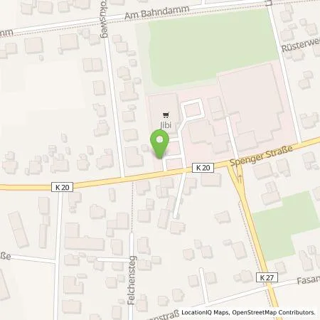 Standortübersicht der Tankstelle Vattenfall Smarter Living GmbH in 32130 Enger