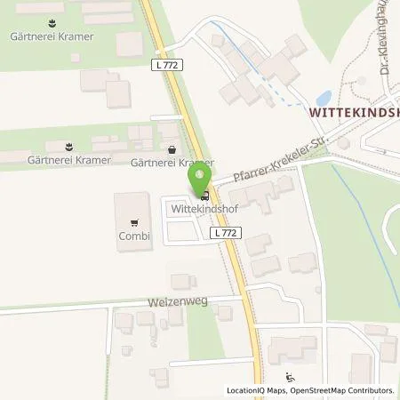 Standortübersicht der Tankstelle Vattenfall Smarter Living GmbH in 32549 Bad Oeynhausen